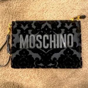 Moschino Velvet Clutch